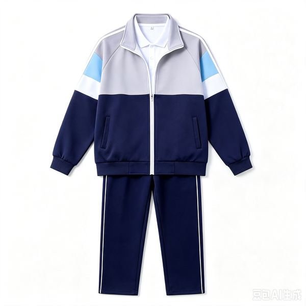 Jacket + Trousers Sets No.001 - Cotton-Polyester Blend (65/35) - OEM school uniform factory