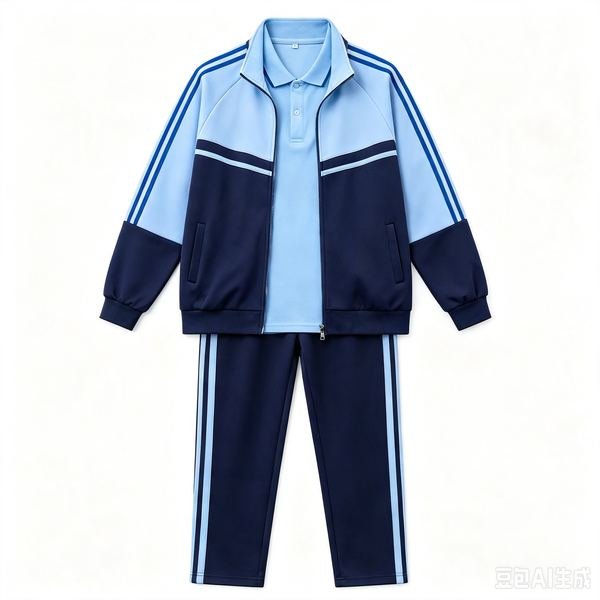 Jacket + Trousers Sets No.005 - Cotton-Polyester Blend (65/35) - OEM school uniform factory