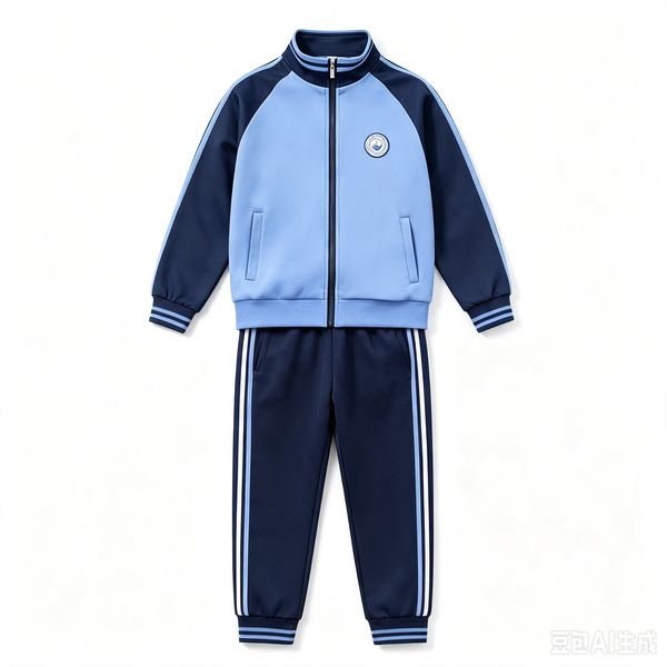 Jacket + Trousers Sets No.009 - Cotton-Polyester Blend (65/35) - OEM school uniform factory