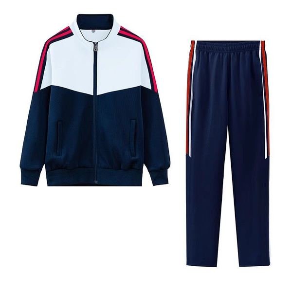 Jacket + Trousers Sets No.023 - Cotton-Polyester Blend (65/35) - OEM school uniform factory