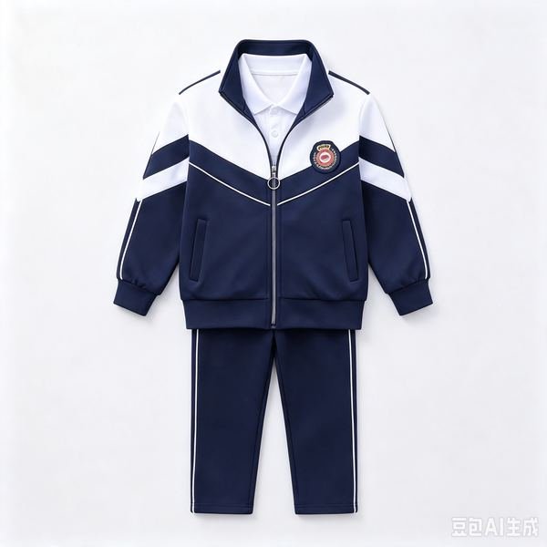 Jacket + Trousers Sets No.032 - Cotton-Polyester Blend (65/35) - OEM school uniform factory