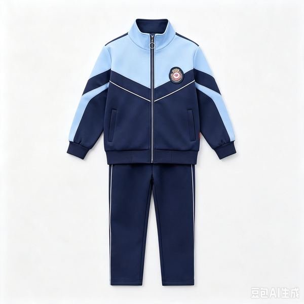 Jacket + Trousers Sets No.033 - Cotton-Polyester Blend (65/35) - OEM school uniform factory