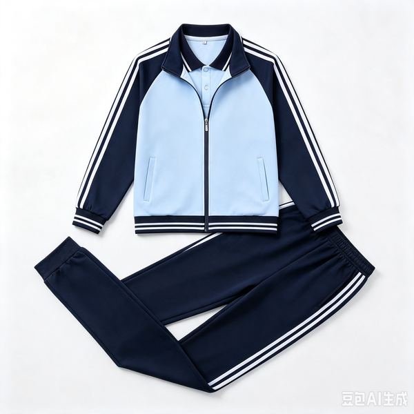 Jacket + Trousers Sets No.044 - Cotton-Polyester Blend (65/35) - OEM school uniform factory