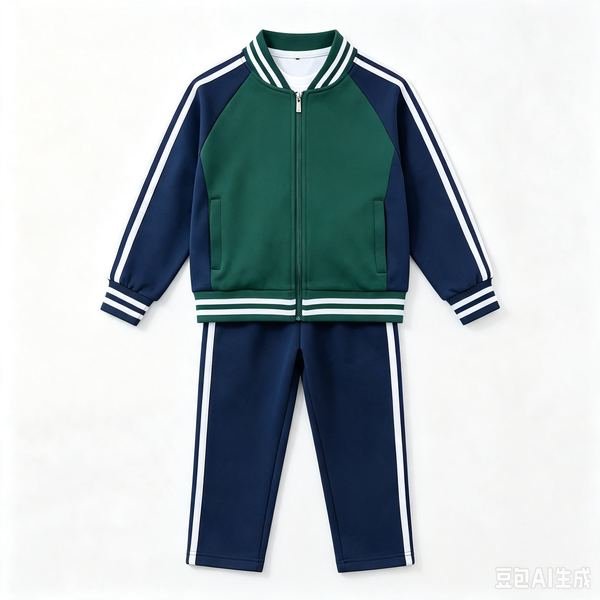 Jacket + Trousers Sets No.045 - Cotton-Polyester Blend (65/35) - OEM school uniform factory