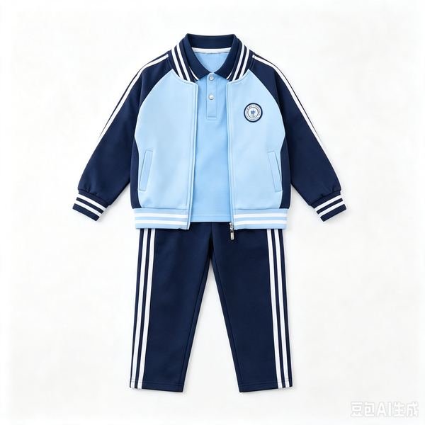 Jacket + Trousers Sets No.047 - Cotton-Polyester Blend (65/35) - OEM school uniform factory
