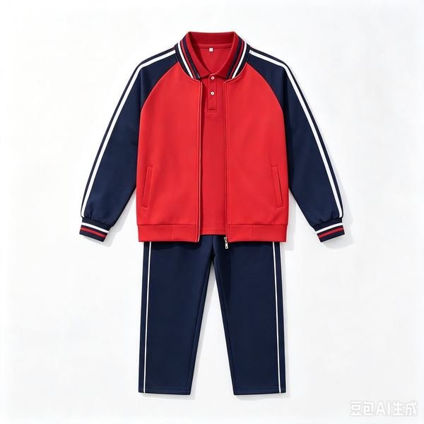 Jacket + Trousers Sets No.052 - Cotton-Polyester Blend (65/35) - OEM school uniform factory