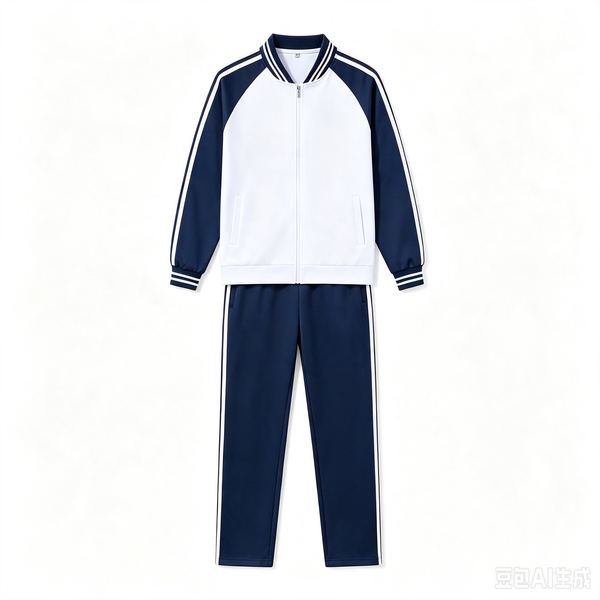 Jacket + Trousers Sets No.054 - Cotton-Polyester Blend (65/35) - OEM school uniform factory