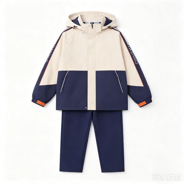 Windbreaker + Fleece Liner + Trousers No.062 - Polyester Windbreaker + Fleece Liner - OEM school uniform factory