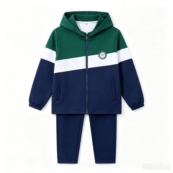 Windbreaker + Fleece Liner + Trousers No.065 - Polyester Windbreaker + Fleece Liner - OEM school uniform factory