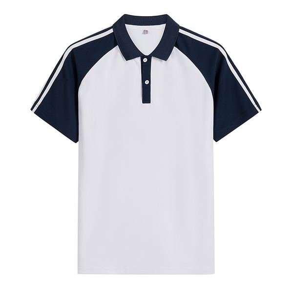 Short-sleeve Polo Shirt No.070 - Cotton-Polyester Pique (60/40) - OEM school uniform factory