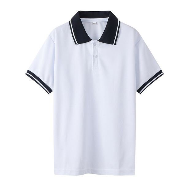 Short-sleeve Polo Shirt No.072 - Cotton-Polyester Pique (60/40) - OEM school uniform factory
