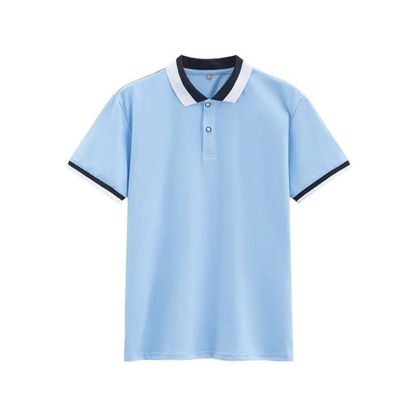 Short-sleeve Polo Shirt No.075 - Cotton-Polyester Pique (60/40) - OEM school uniform factory
