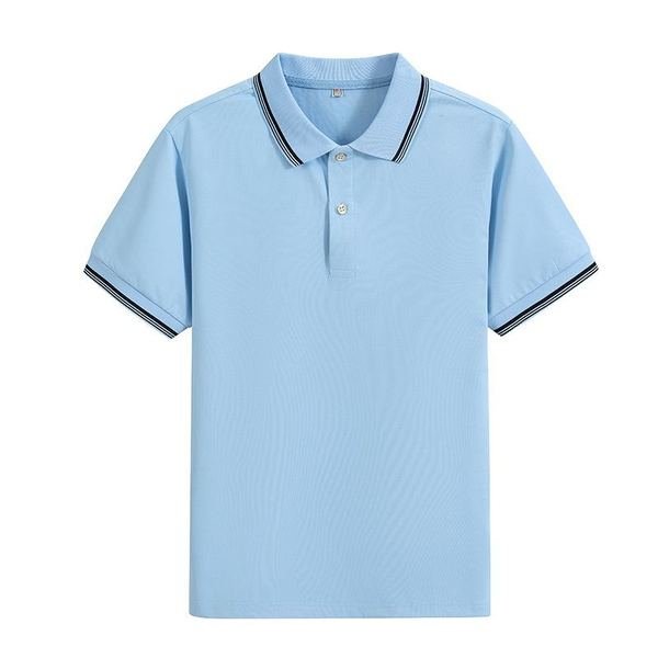 Short-sleeve Polo Shirt No.077 - Cotton-Polyester Pique (60/40) - OEM school uniform factory
