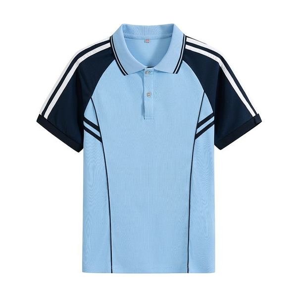Short-sleeve Polo Shirt No.079 - Cotton-Polyester Pique (60/40) - OEM school uniform factory