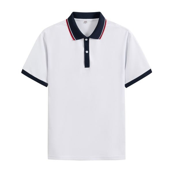 Short-sleeve Polo Shirt No.081 - Cotton-Polyester Pique (60/40) - OEM school uniform factory