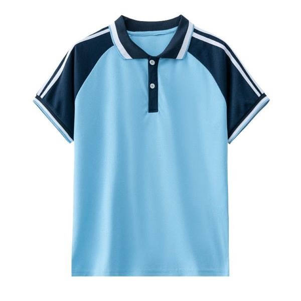 Short-sleeve Polo Shirt No.082 - Cotton-Polyester Pique (60/40) - OEM school uniform factory