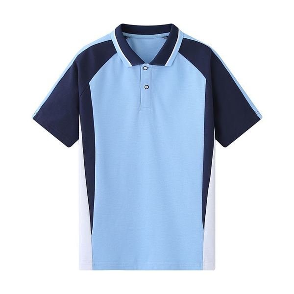Short-sleeve Polo Shirt No.085 - Cotton-Polyester Pique (60/40) - OEM school uniform factory
