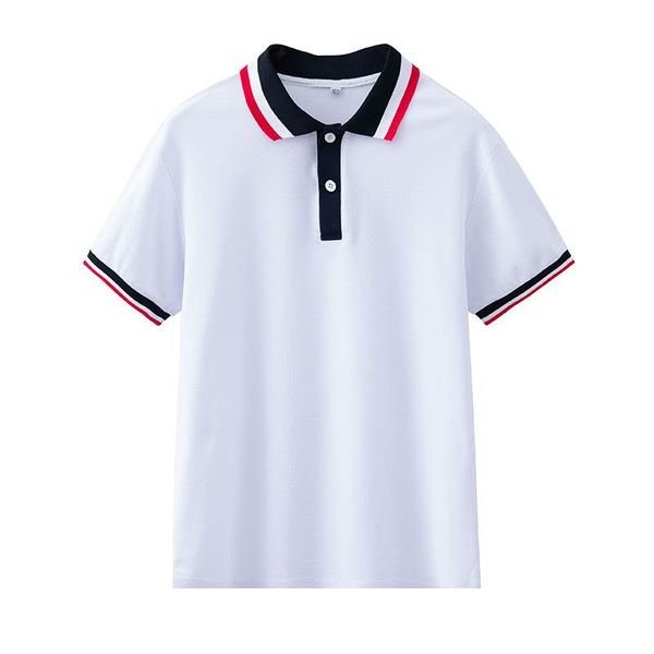 Short-sleeve Polo Shirt No.087 - Cotton-Polyester Pique (60/40) - OEM school uniform factory