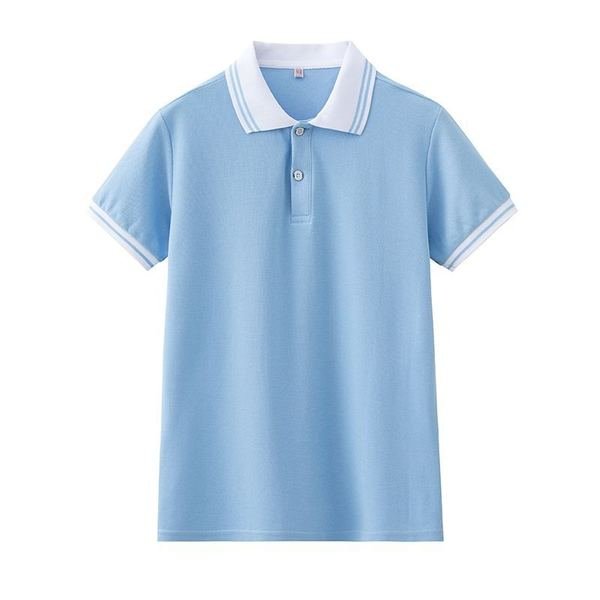 Short-sleeve Polo Shirt No.090 - Cotton-Polyester Pique (60/40) - OEM school uniform factory