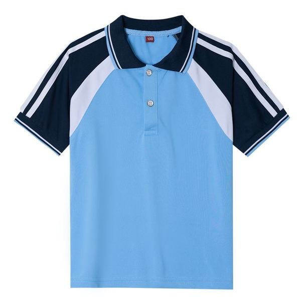 Short-sleeve Polo Shirt No.094 - Cotton-Polyester Pique (60/40) - OEM school uniform factory