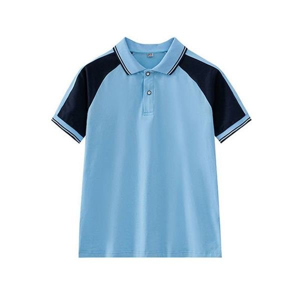 Short-sleeve Polo Shirt No.096 - Cotton-Polyester Pique (60/40) - OEM school uniform factory