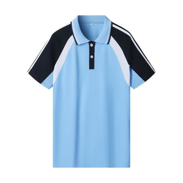 Short-sleeve Polo Shirt No.097 - Cotton-Polyester Pique (60/40) - OEM school uniform factory