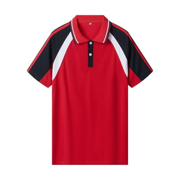 Short-sleeve Polo Shirt No.098 - Cotton-Polyester Pique (60/40) - OEM school uniform factory