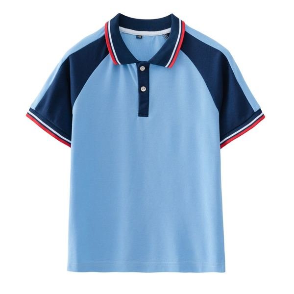 Short-sleeve Polo Shirt No.114 - Cotton-Polyester Pique (60/40) - OEM school uniform factory