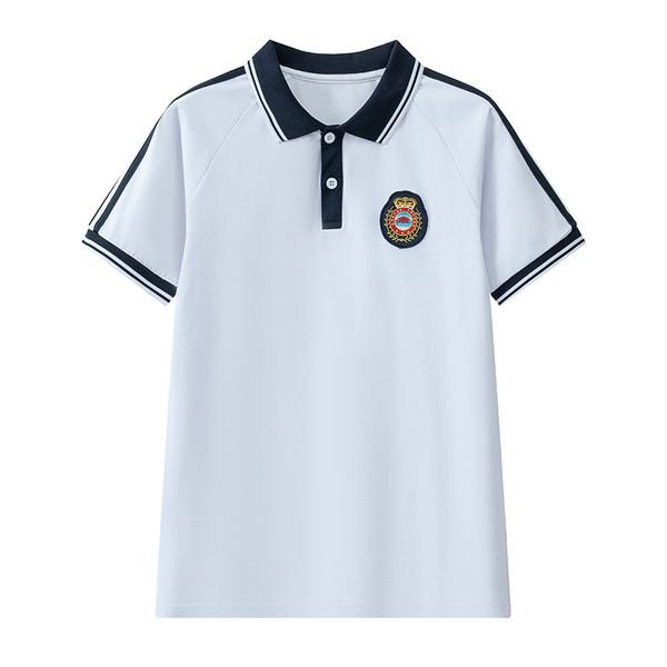 Short-sleeve Polo Shirt No.123 - Cotton-Polyester Pique (60/40) - OEM school uniform factory
