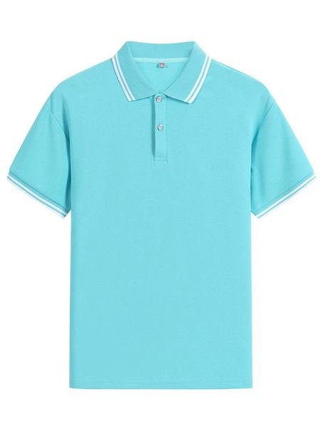 Short-sleeve Polo Shirt No.126 - Cotton-Polyester Pique (60/40) - OEM school uniform factory